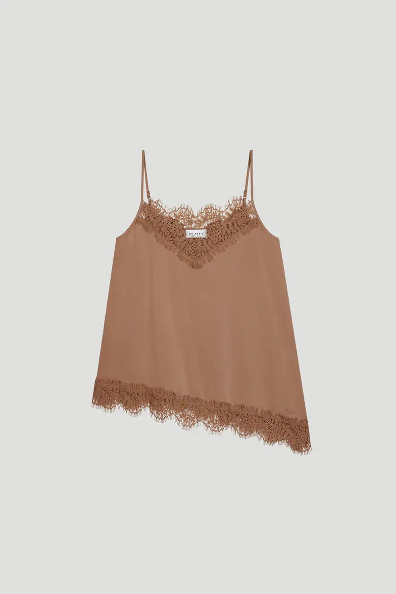 Miniaturbild: Oh April Tami Satin Top Almond Mist