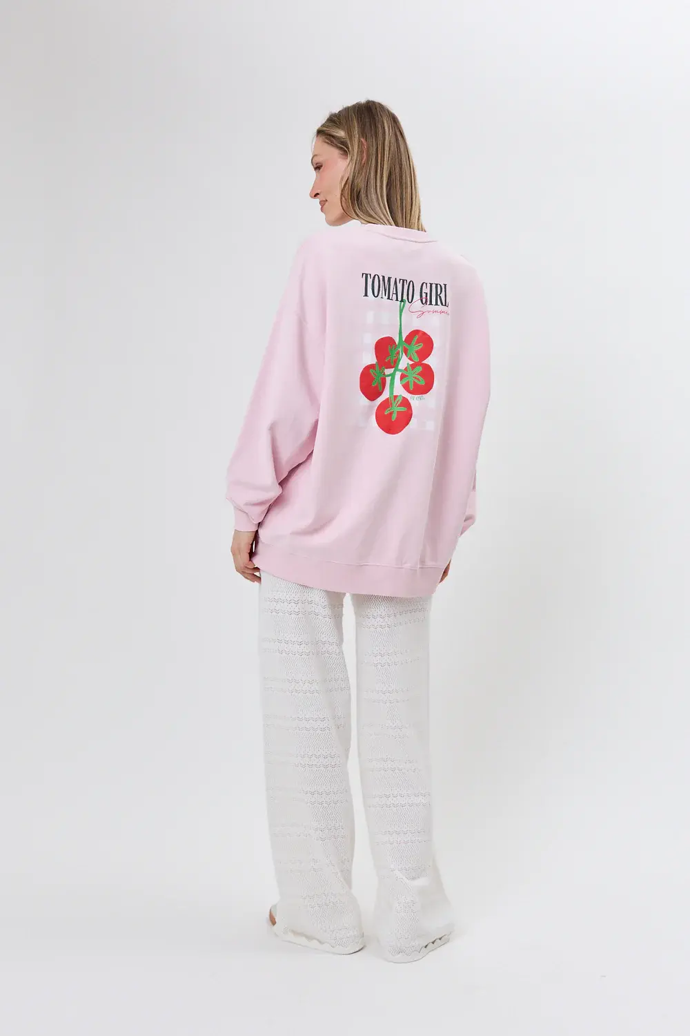 Oh April OV Sweater Tomato Girl Baby Rose Acid