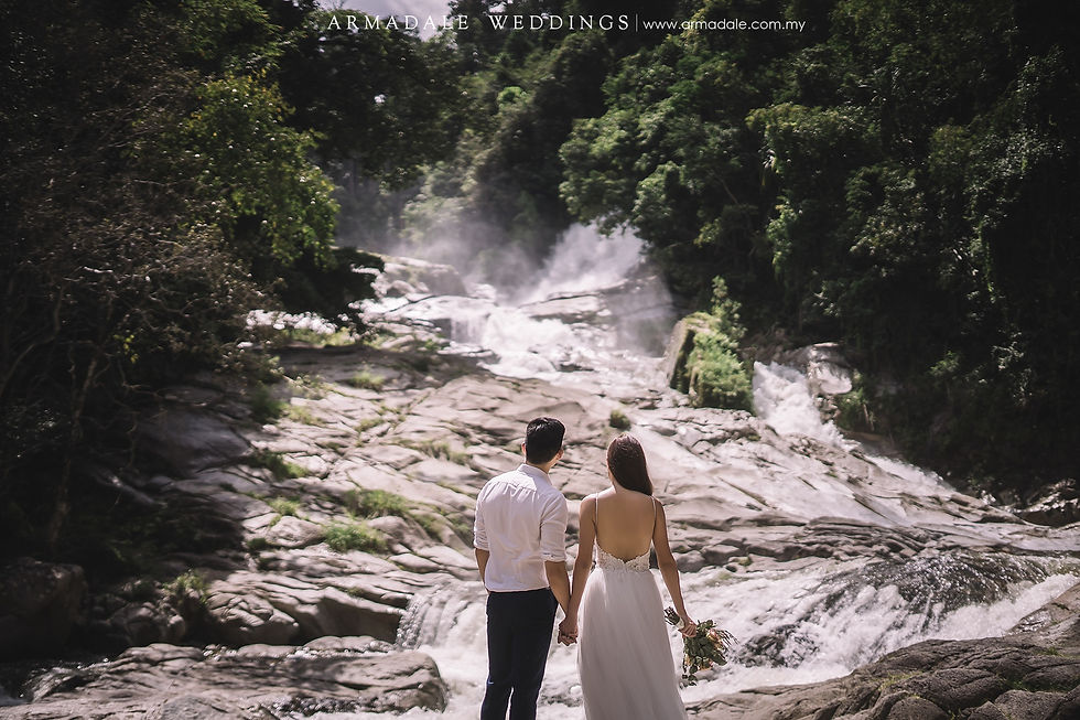 bareback wedding gown