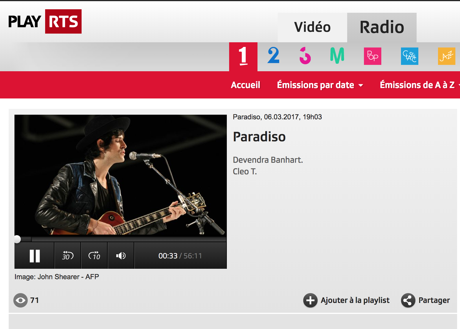 Radio live session
