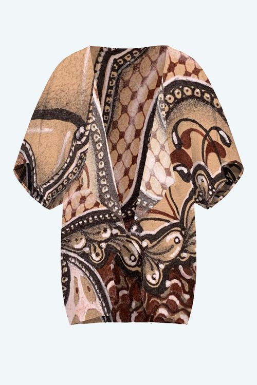 Thumbnail: Chiffon Draped Kimono 
