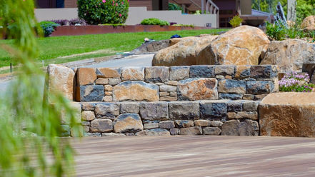 Pacific stonemasons Byron Bay Stone wall 10