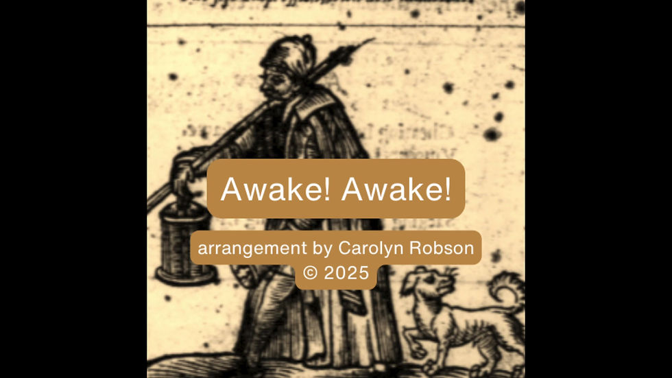 Thumbnail: Awake Awake! arranged by Carolyn Robson [D]