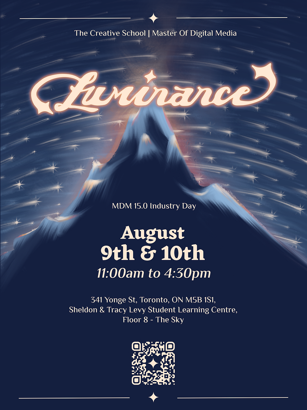 Save The Date Dark Mode Invite