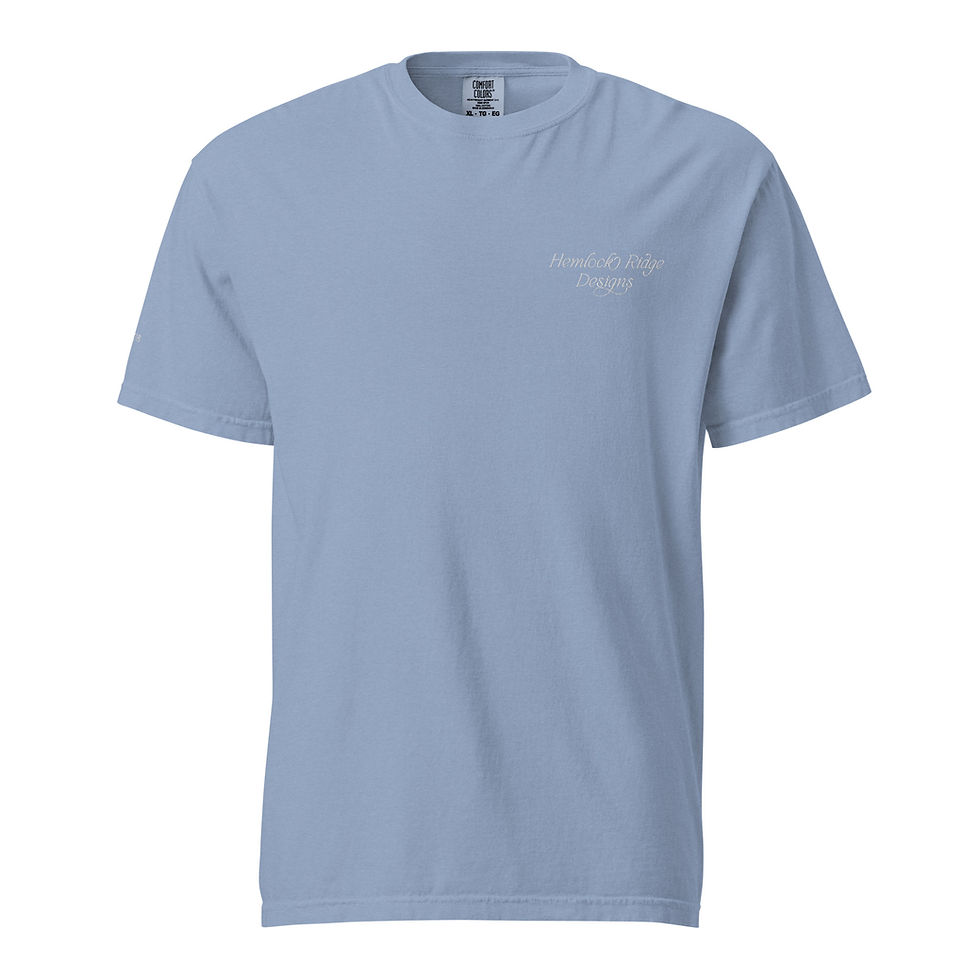 Thumbnail: Hemlock Unisex Embroidered Comfort Colors T-shirt