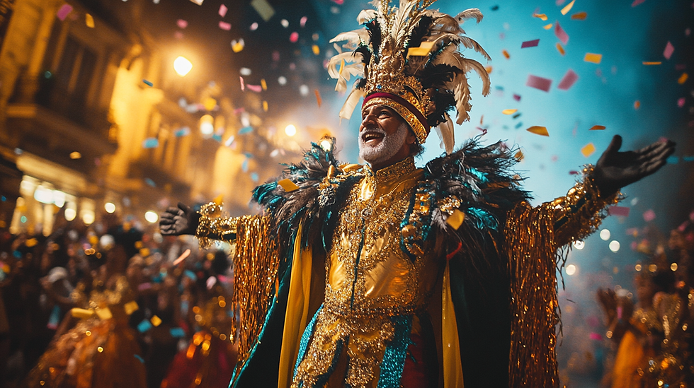 Representación del Rey Momo