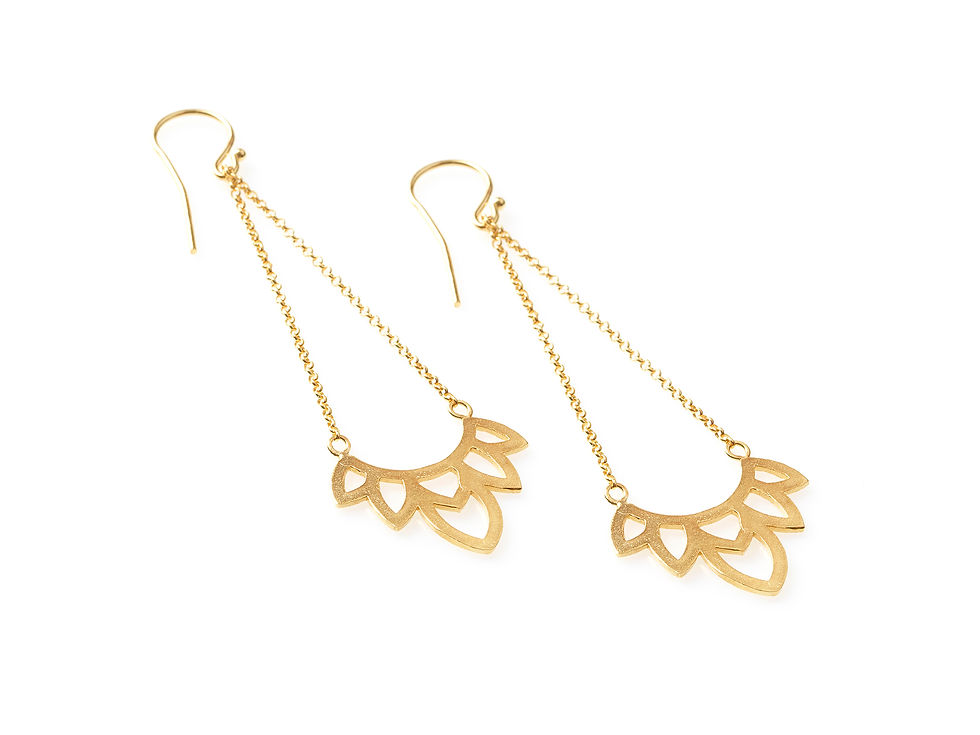 Thumbnail: FRODISIA - Handmade 925 silver earrings.