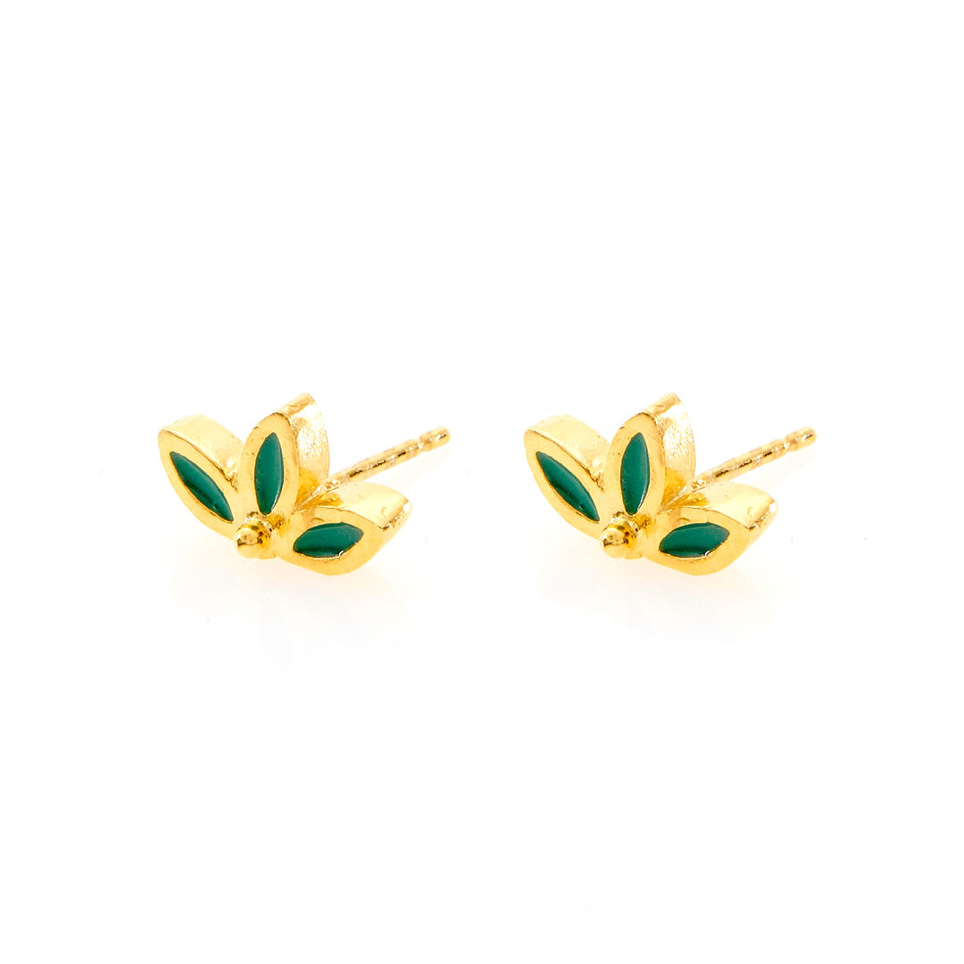 FICARDOU - Handmade 925 silver earrings with enamel.