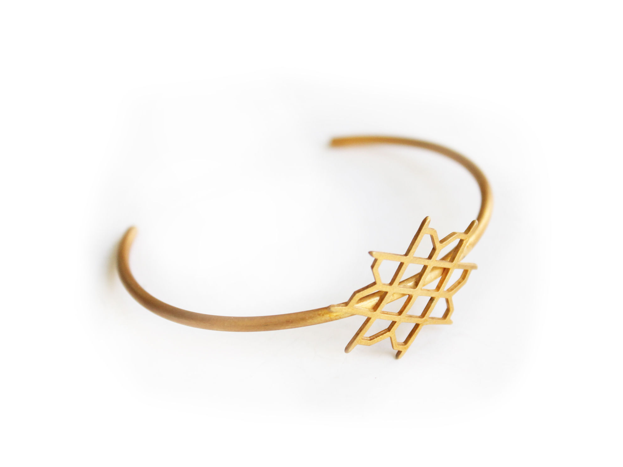 OWL - Handmade 925 sterling silver bracelet, Gold plated in 24k