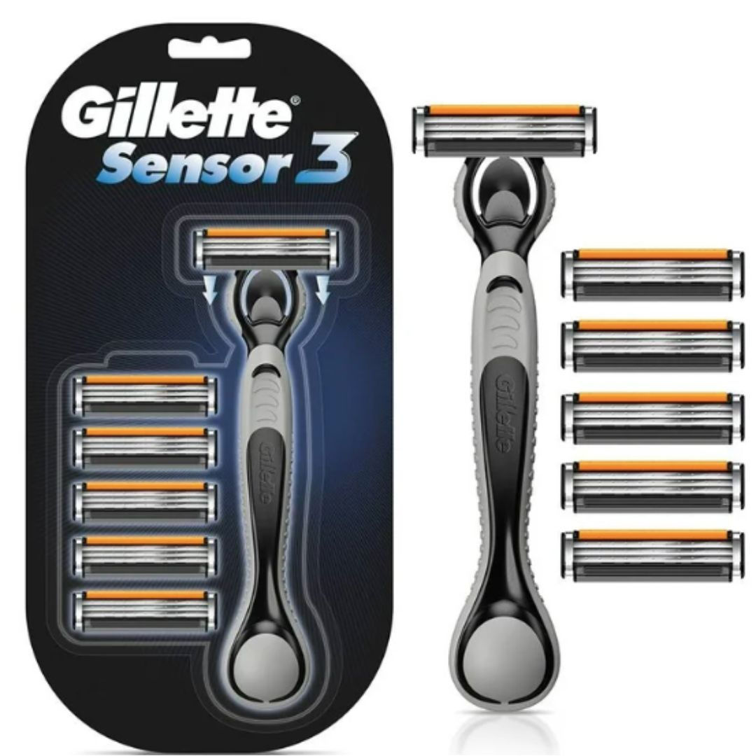 Gillette Sensor3 Razor with Extra Blades