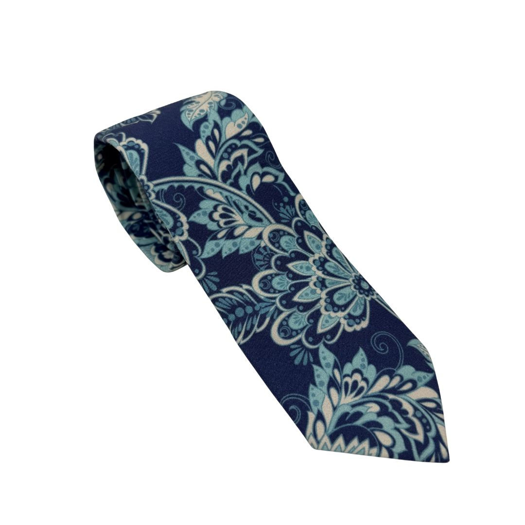 KB Paisly Aqua Tie