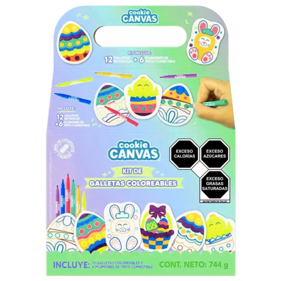 Cookie Canvas Easter Coloring Kit