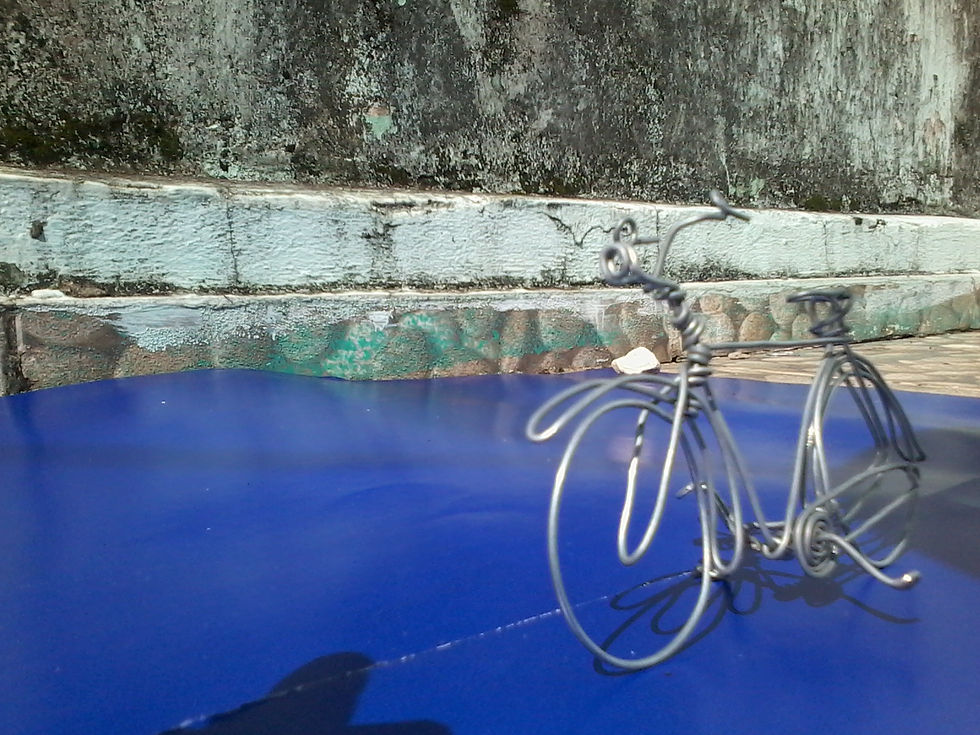 Miniatura: Bicicleta de arame