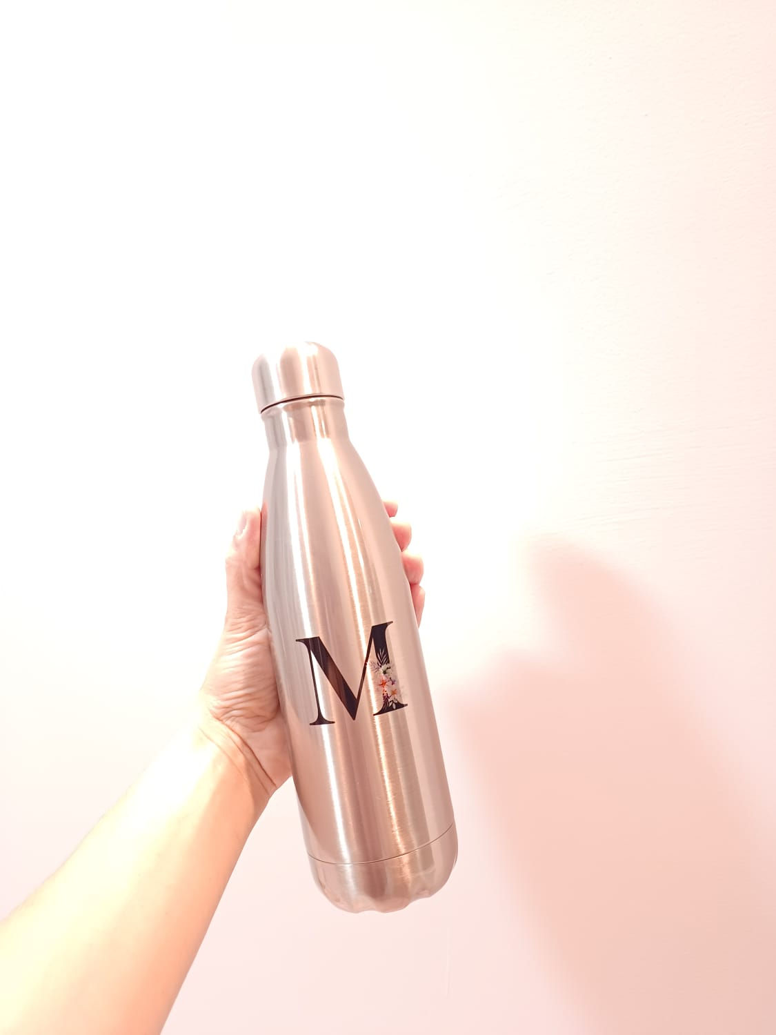 Garrafa Térmica Inox Personalizável – Envie Seu Nome, Logo ou Arte - 500ml