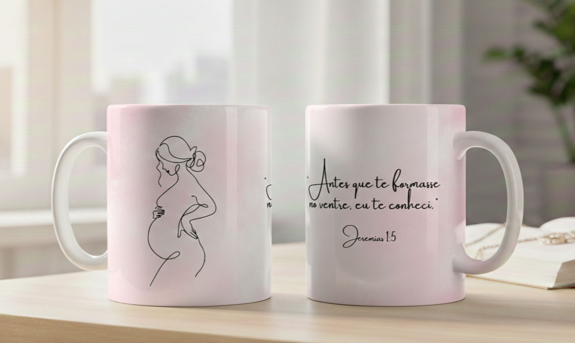 Caneca - Antes que eu te formasse – Jeremias 1:5