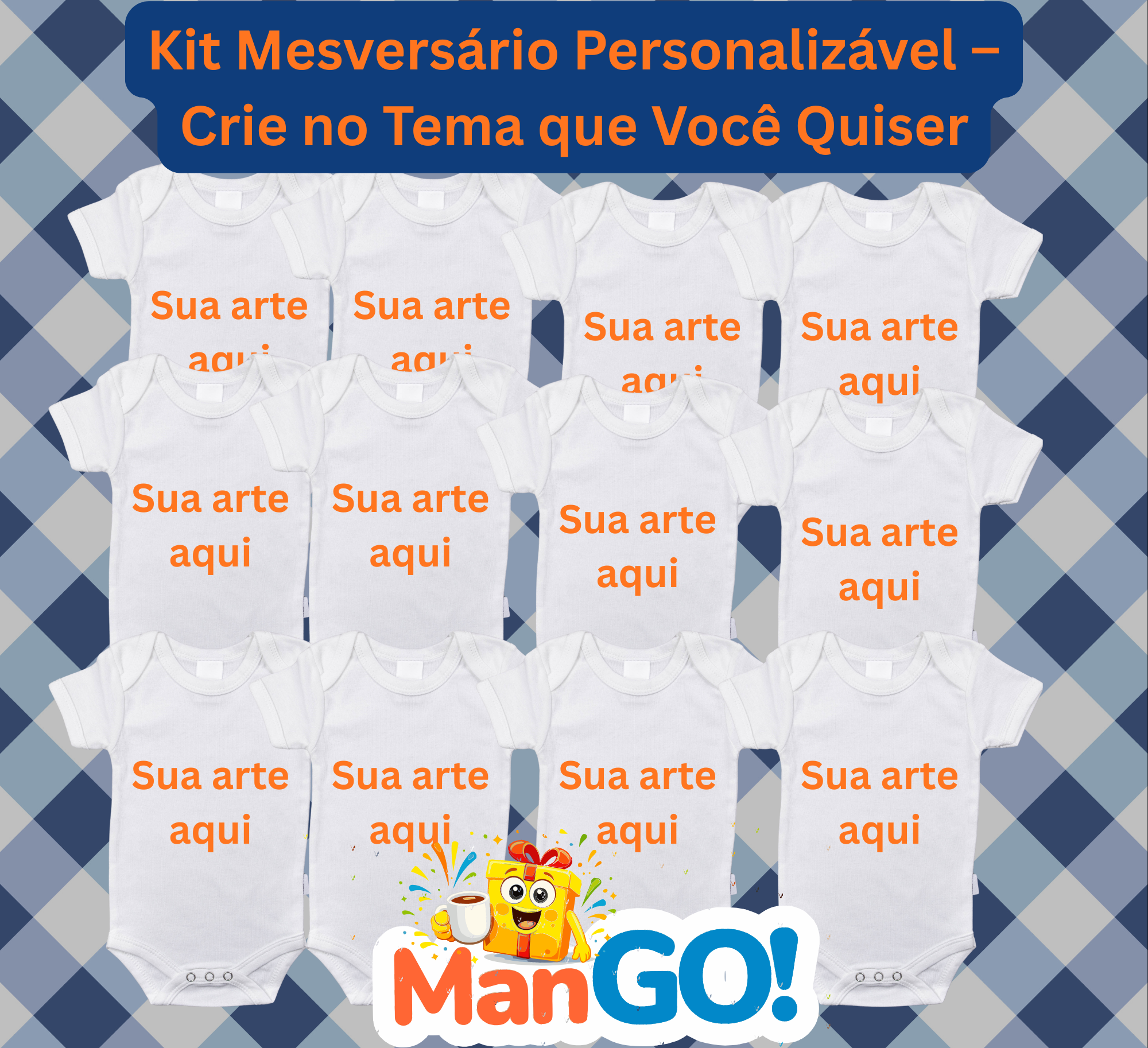 Kit Mesversário Personalizável – Crie no Tema que Você Quiser