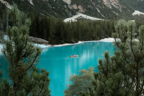 This was the amazing Brais Lake in Dolomites