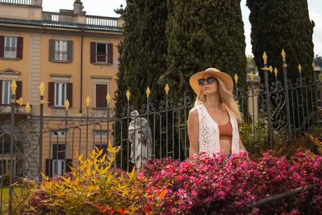 Karin in Lago Como (Italy)