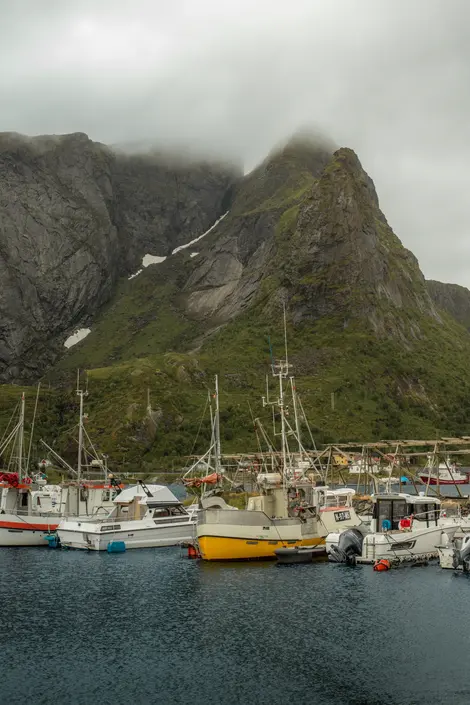 Reines harbour in Lofoten