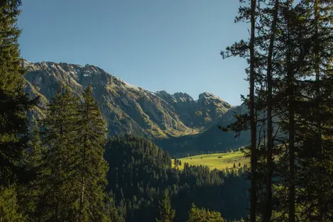 Panoramic view of Dolomites