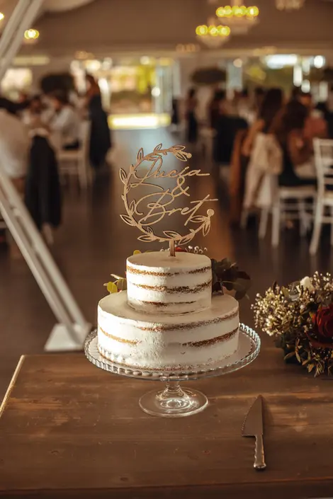 Lucía & Brett Wedding Cake