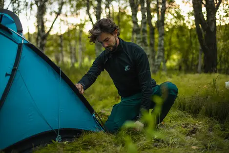 Getting the tent ready is key to have a great night