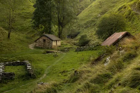 This abandoned house was placed in the pyrenees