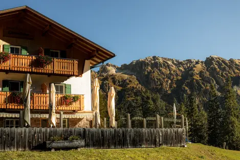 Typical house from Dolomites