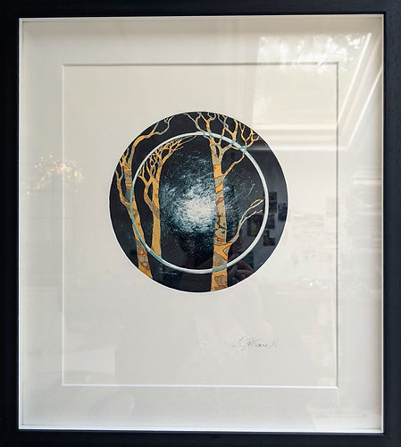 Cycle of Life Mono Print Series no. 1 -
