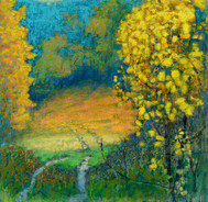 Rick Stevens - Road through the Meadow - oil on canvas