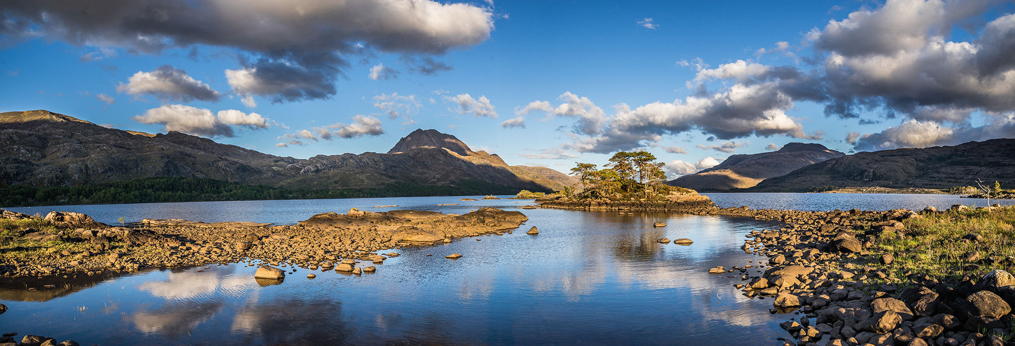 Loch Maree catching the evening light