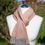 Thumbnail: Merino wool wrap in blush. Super fine Stole. Lightweight Scarf.