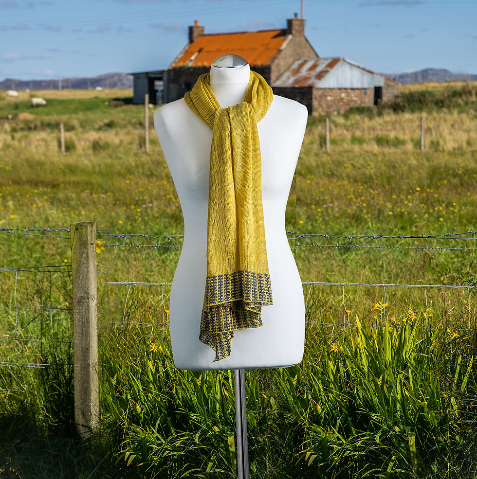 Thumbnail: Super Fine Merino wool wrap in sour lime.