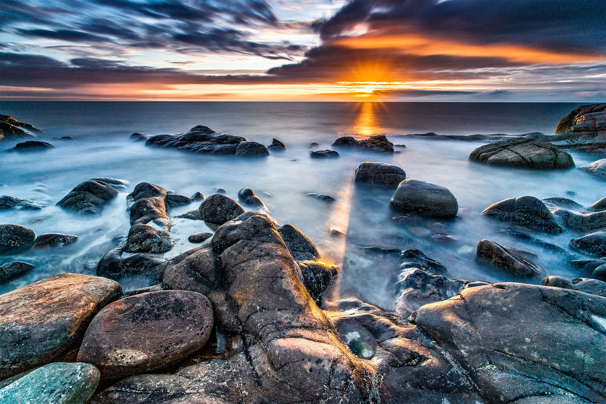 Shaft of light over The Minch