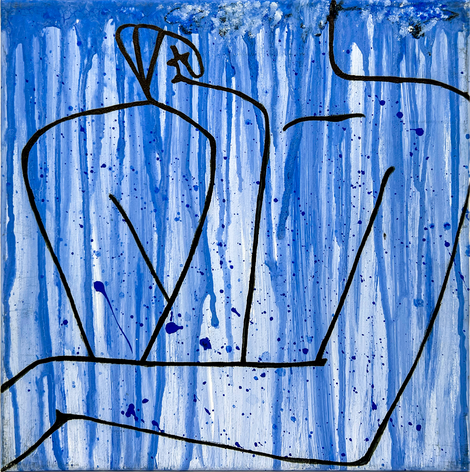 Blue Drip Woman No. 1