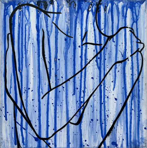 Blue Drip Woman No. 2