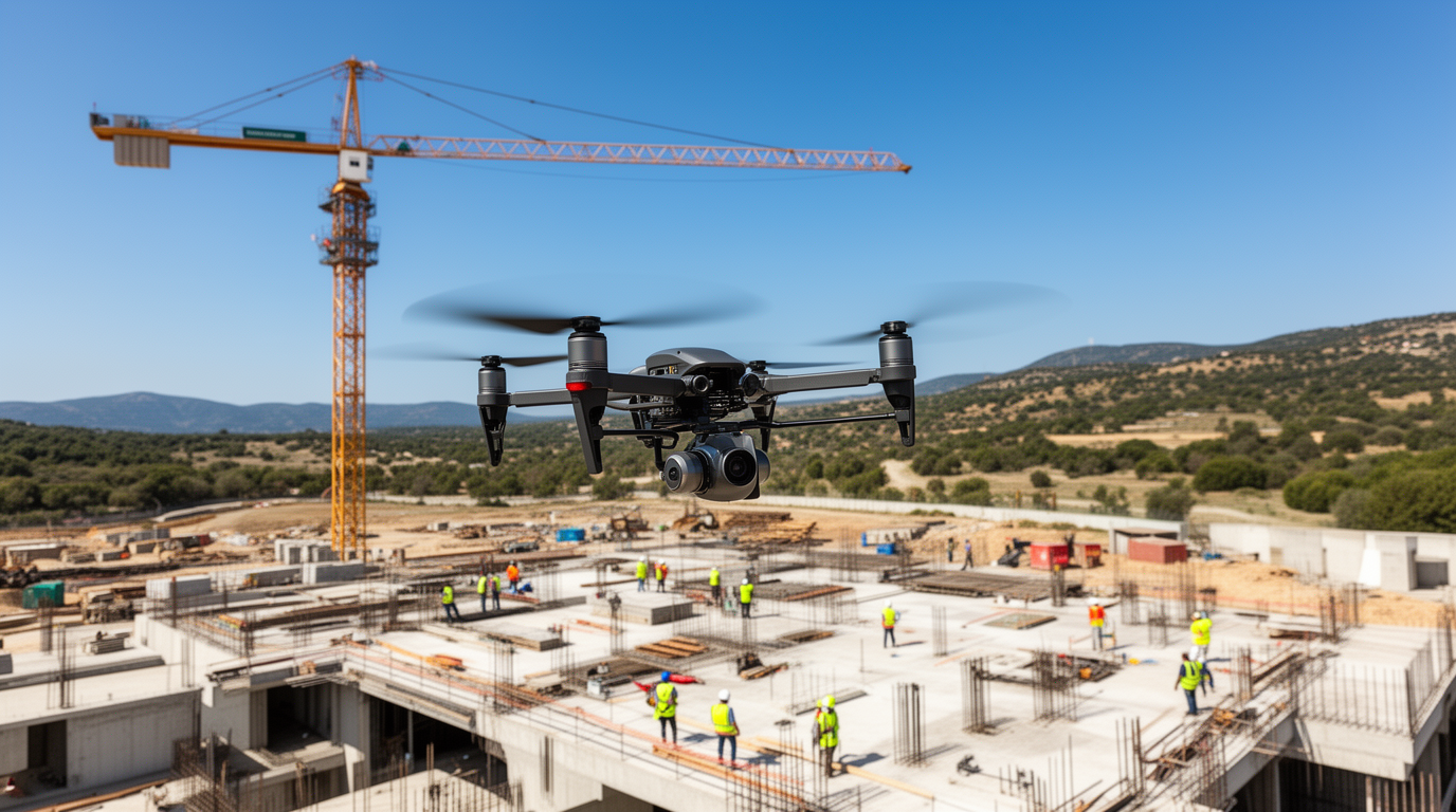 Seguimiento de obras con drones: qué es, para qué sirve y qué hay que tener en cuenta