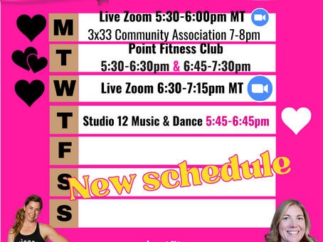 New Thursday Class Time