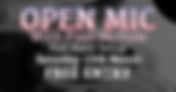 Open Mic Hosted By Paul McHale