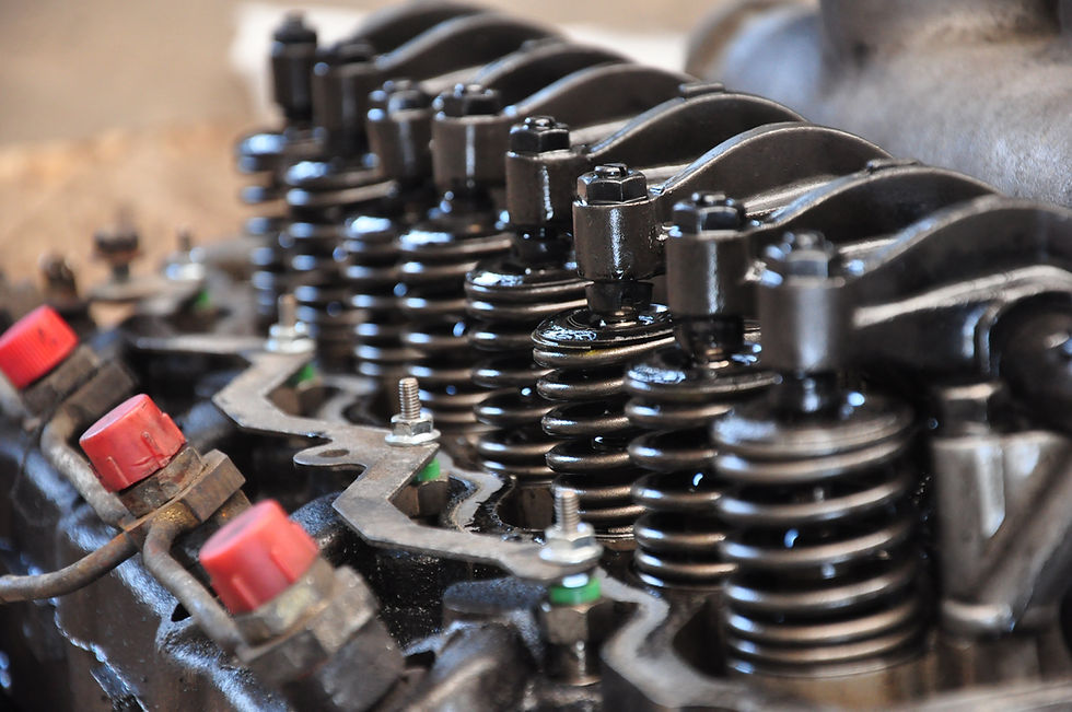 Engine Valve Close-Up