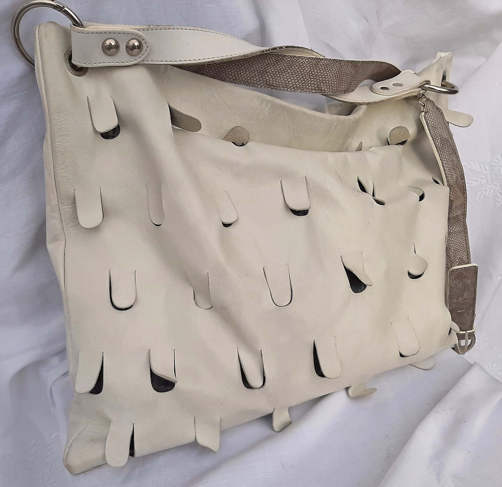 Designer Handtasche Deriva weiss