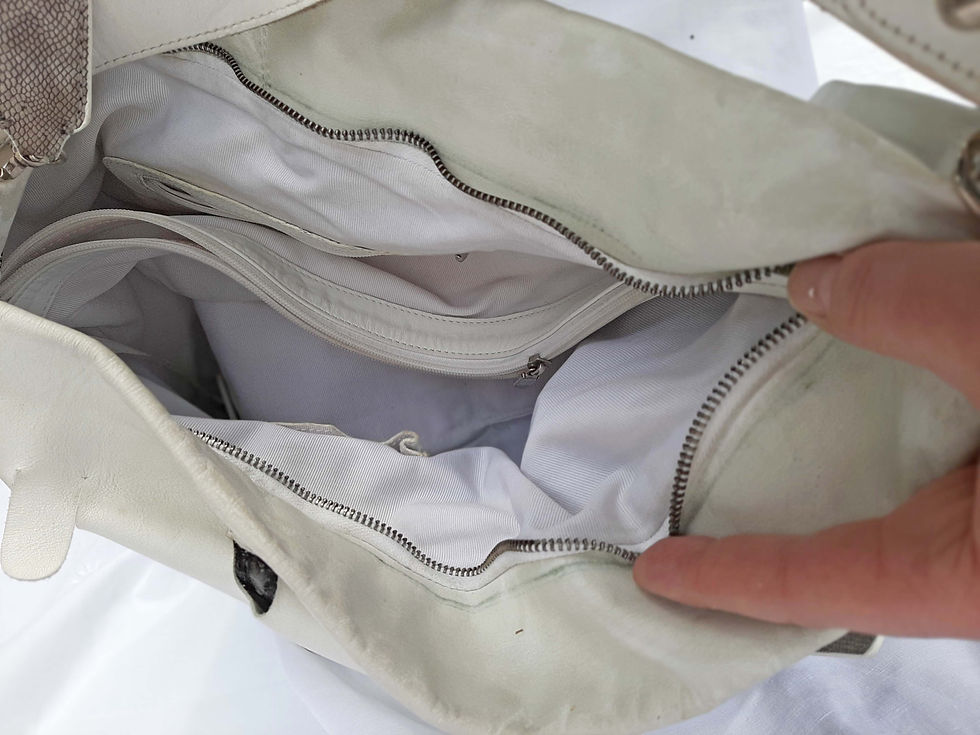 Designer Handtasche Deriva weiss