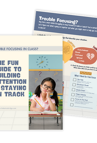 Kiddo having a hard time focusing in school? While it could be ADHD, it could also simply be that their brain isn't trained on how to focus yet. But it can be! Download this guide to see how.