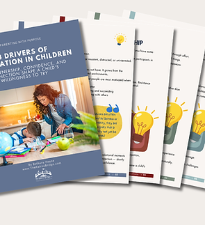 Many motivation struggles aren’t about laziness or discipline. This guide helps parents understand the deeper needs that drive engagement in children—ownership, confidence, and connection—and offers simple, practical ways to nurture these qualities in everyday moments.