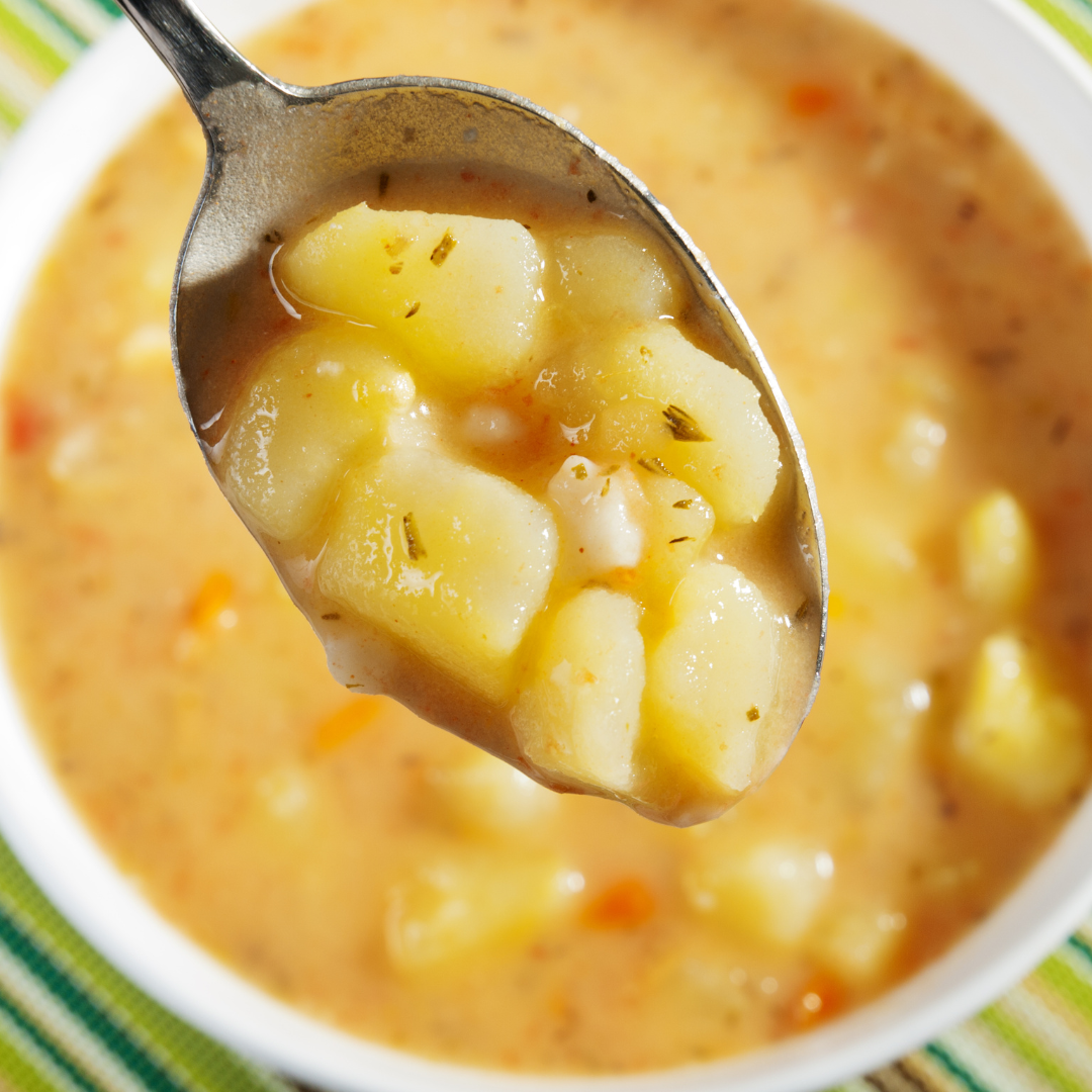 Velouté de poireau et pomme de terre