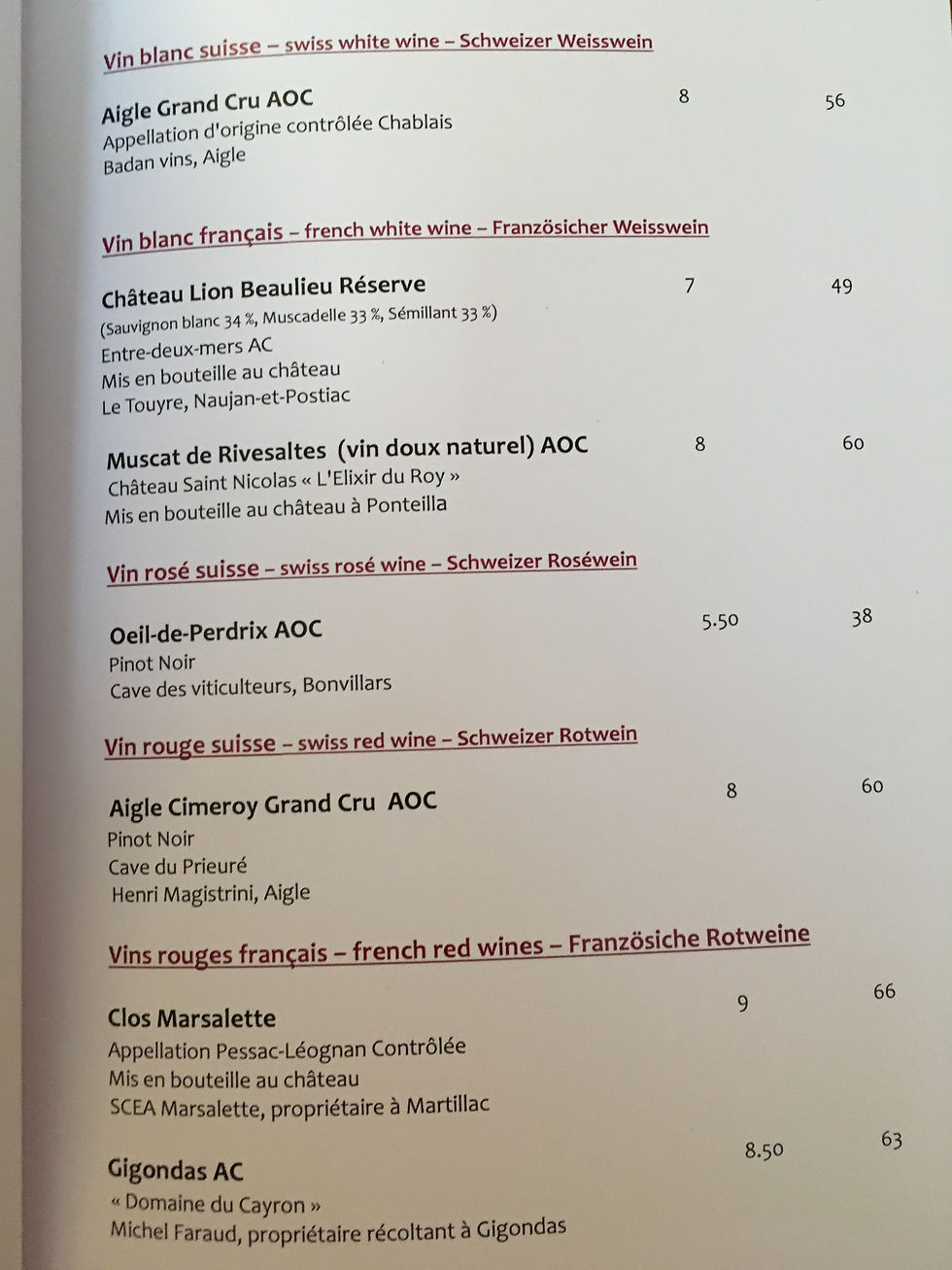 Restaurant Le Mirabeau 1003 Lausanne Cuisinier Gourmand Blog gastronomique en Suisse
