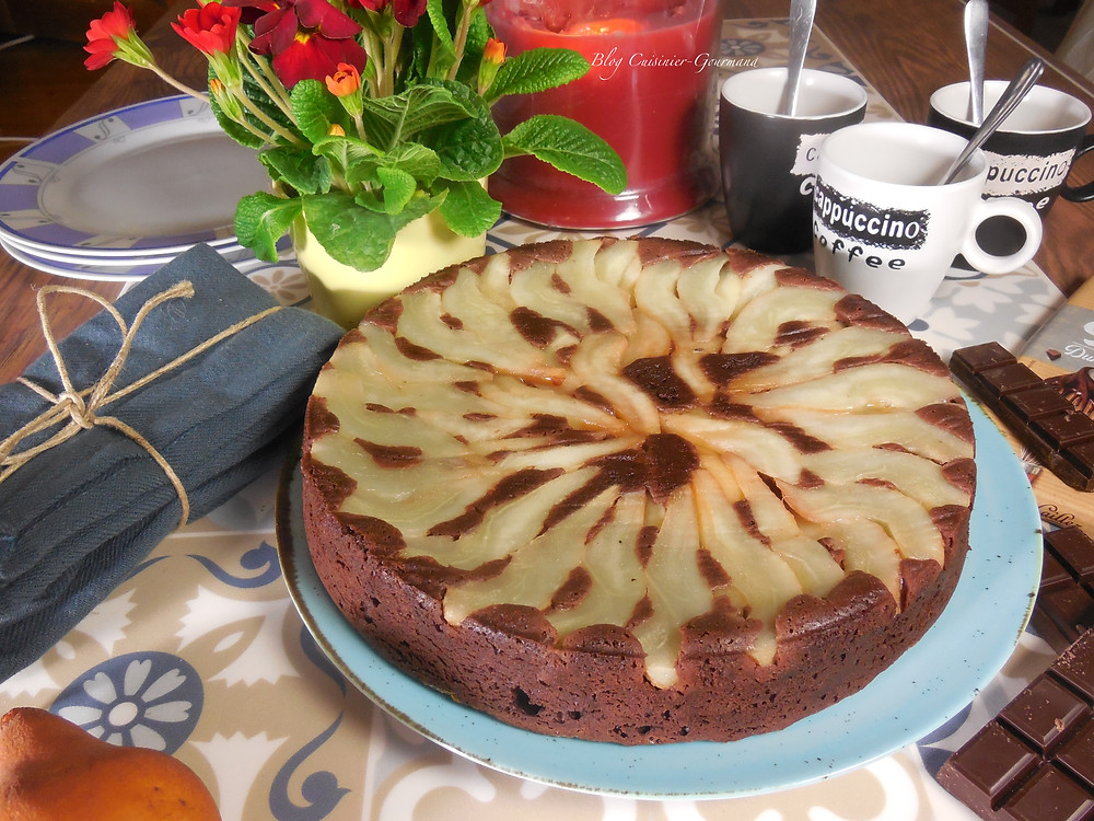 Voici Le Gateau Moelleux Belle Helene Poires Fondantes Et Chocolat Noir