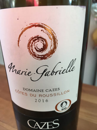 Côtes du Roussillon rouge « Cuvée Marie Gabriel » 2016  Domaine Caze
