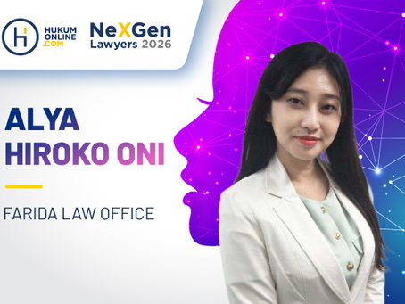 Celebrating Visionary Leadership: Alya Hiroko Oni Recognized as a Hukumonline NeXGen Lawyer 2026