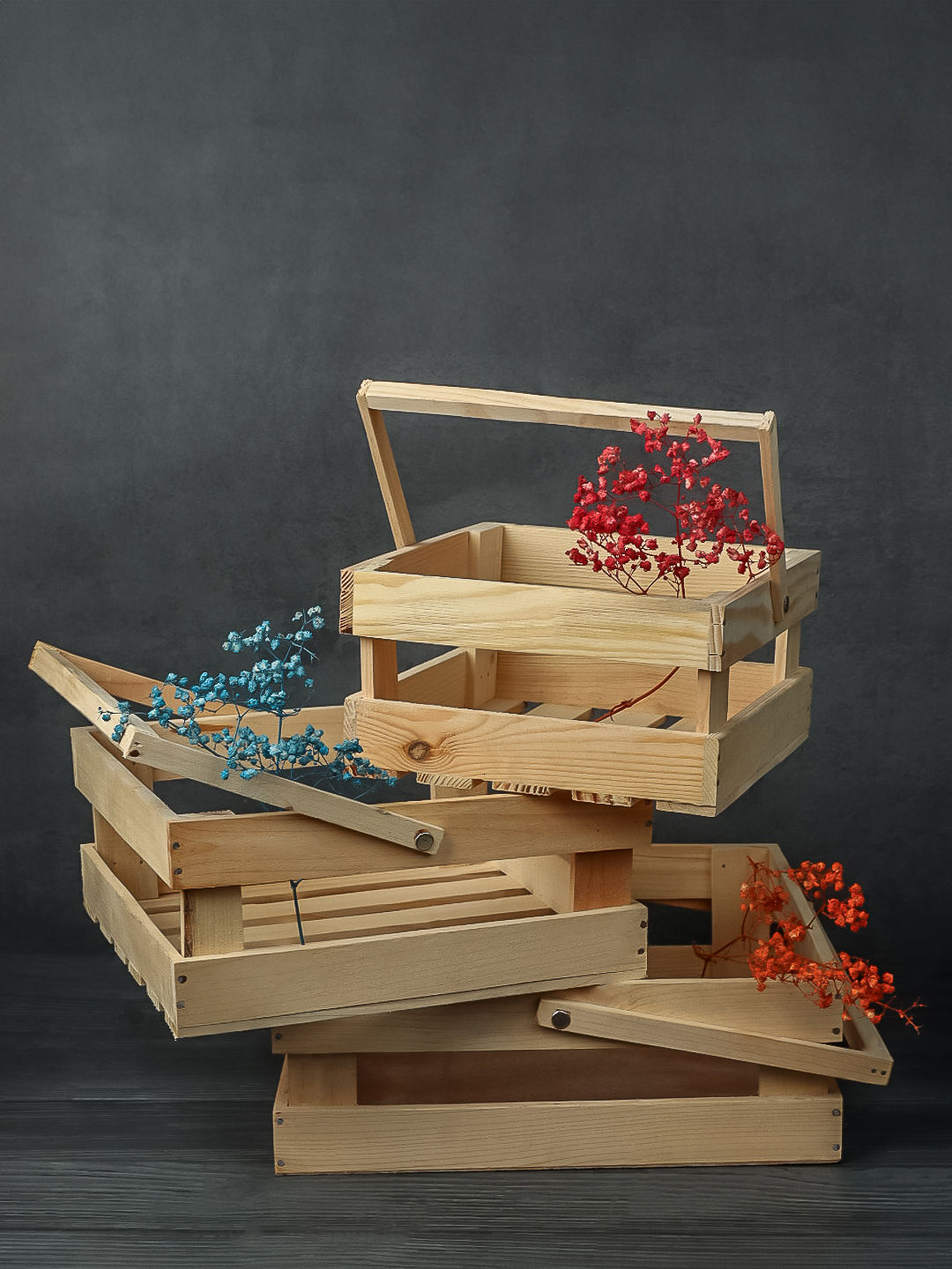 Square Handle Gift Tray